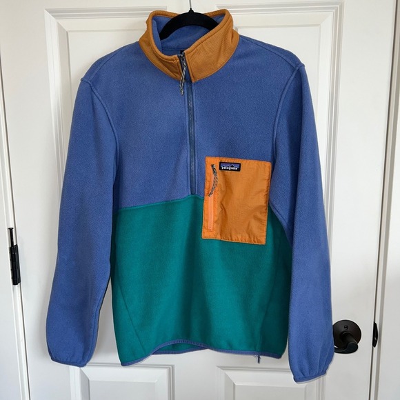 Patagonia Other - Patagonia Blue and Green Fleece Pullover